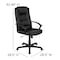 Flash Furniture Leather Task Chair, Black CH-197051X000-BK-GG - alternate 2